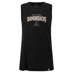 Arizona Diamondbacks Levelwear Women's Influx Team Arch Tank Top Black