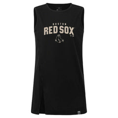 Boston Red Sox Levelwear Women's Influx Team Arch Tank Top Black