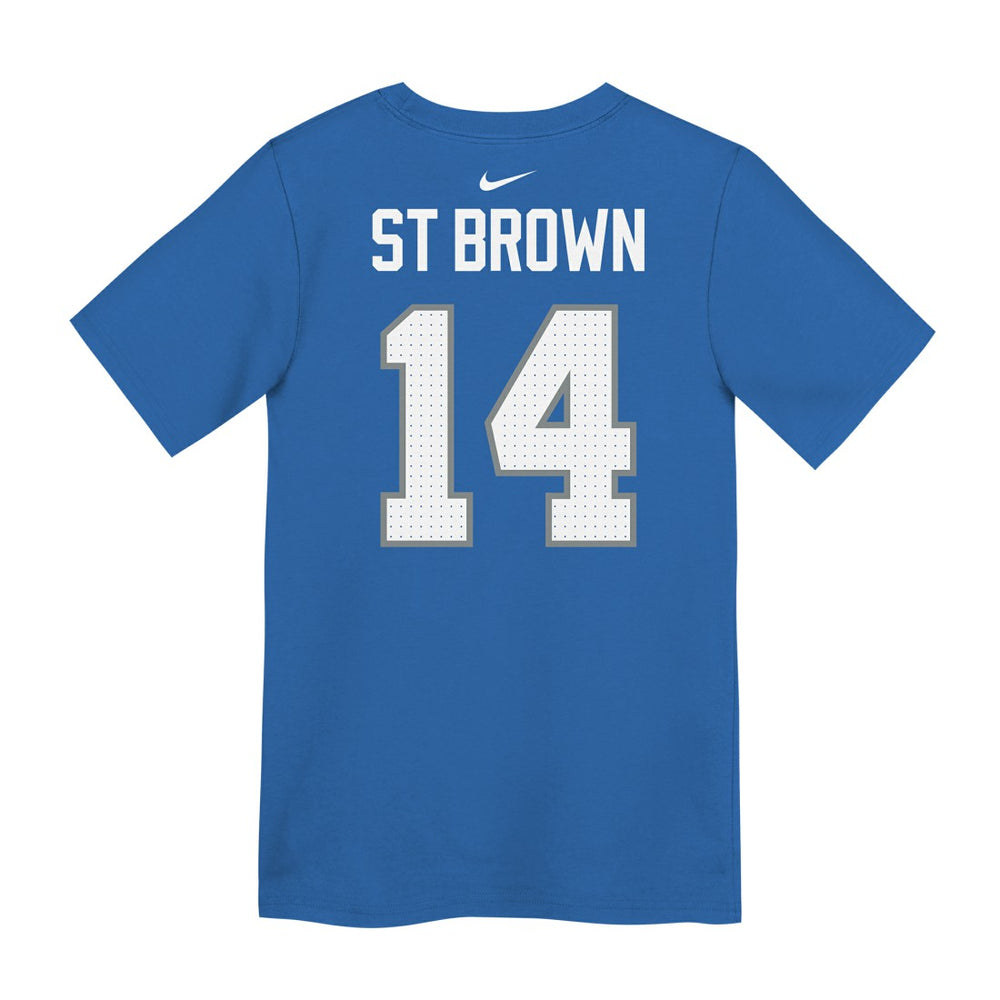 Amon-Ra St. Brown Detroit Lions Preschool Player Name & Number T-Shirt - Blue for sale