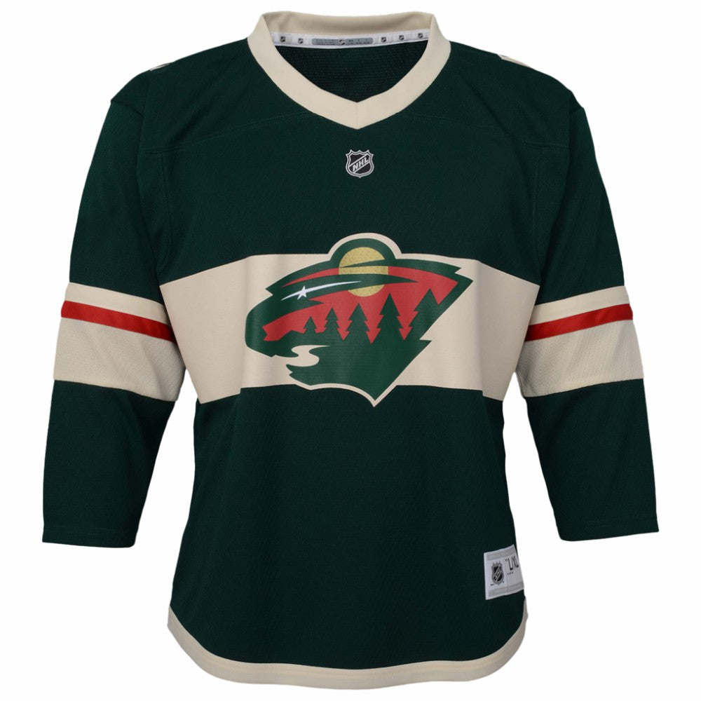 Minnesota Wild Youth Replica Custom Jersey - Green Jerseys