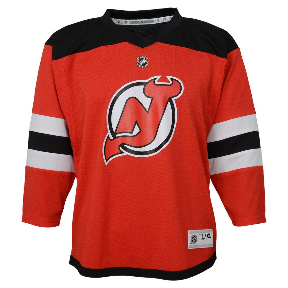 New Jersey Devils Youth Replica Custom Jersey - Red Jerseys