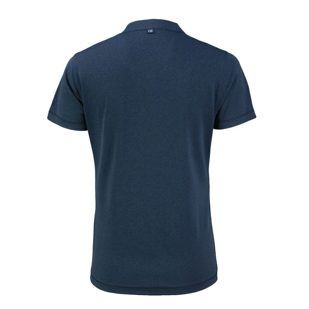 Los Angeles Chargers Cutter & Buck Women's Forge Stretch Blade DryTec V-Neck Polo - Heather Navy for sale