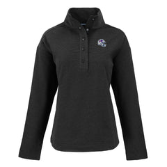 Buffalo Bills Cutter & Buck Women's Hunts Point Eco Half-Snap Sweatshirt - Black sale