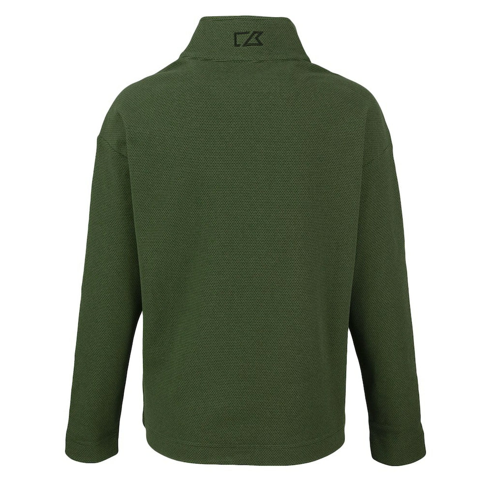 Atlanta Falcons Cutter & Buck Women's Hunts Point Eco Half-Snap Sweatshirt - Green discount