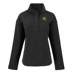 Green Bay Packers Cutter & Buck Women's Hunts Point Eco Half-Snap Sweatshirt - Black sale
