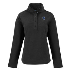 Indianapolis Colts Cutter & Buck Women's Hunts Point Eco Half-Snap Sweatshirt - Black for sale