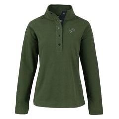 Detroit Lions Cutter & Buck Women's Hunts Point Eco Half-Snap Sweatshirt - Green online