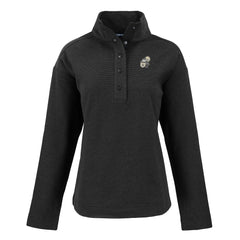 New Orleans Saints Cutter & Buck Women's Hunts Point Eco Half-Snap Sweatshirt - Black cheap