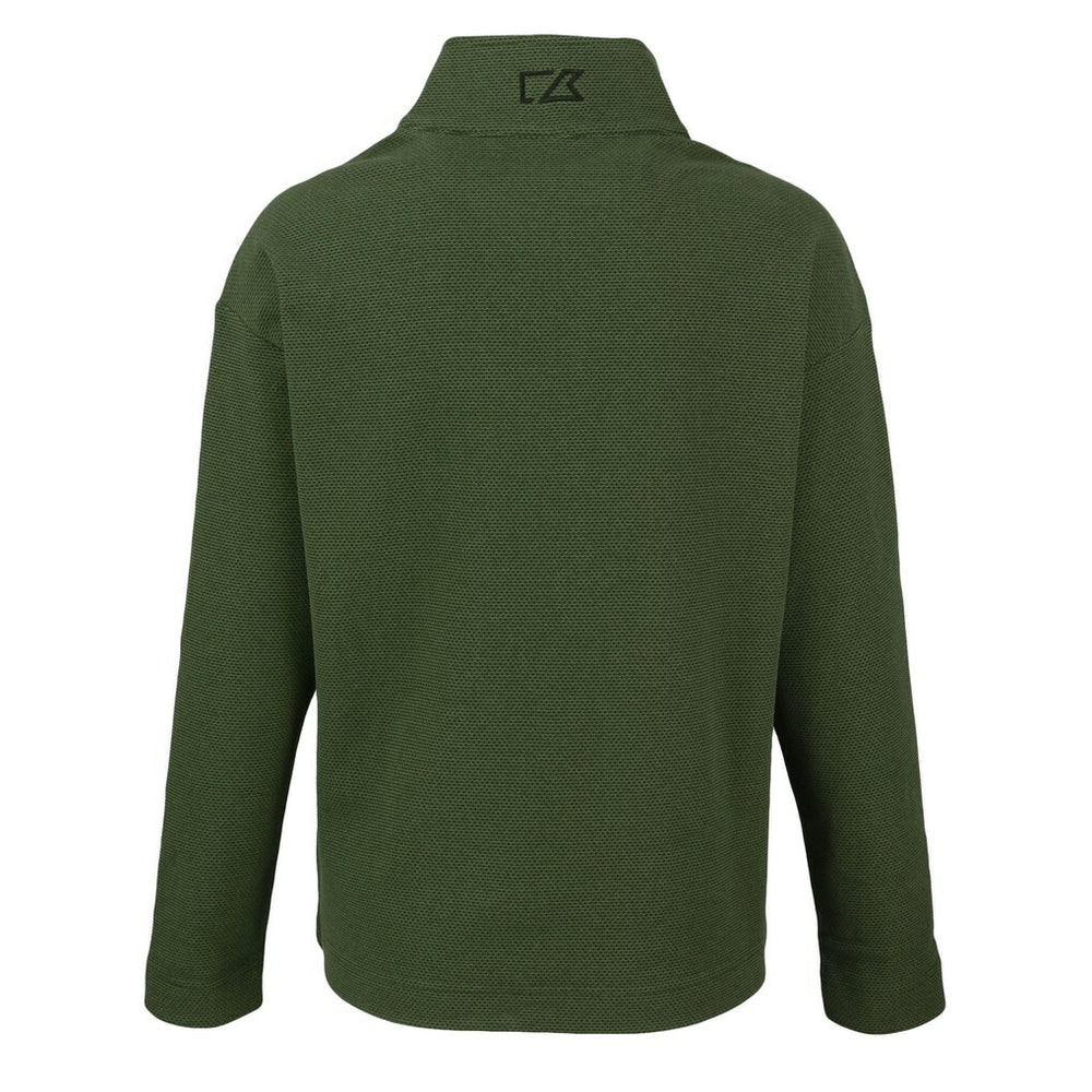 Las Vegas Raiders Cutter & Buck Women's Hunts Point Eco Half-Snap Sweatshirt - Green outlet