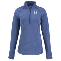 Indianapolis Colts Cutter & Buck Women's Peshastin Eco Fleece Recycled Tri-Blend Raglan Half-Zip Jacket - Heather Royal online