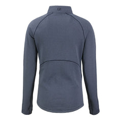 Indianapolis Colts Cutter & Buck Women's Americana Peshastin Eco Fleece Recycled Tri-Blend Raglan Half-Zip Jacket - Heather Navy outlet