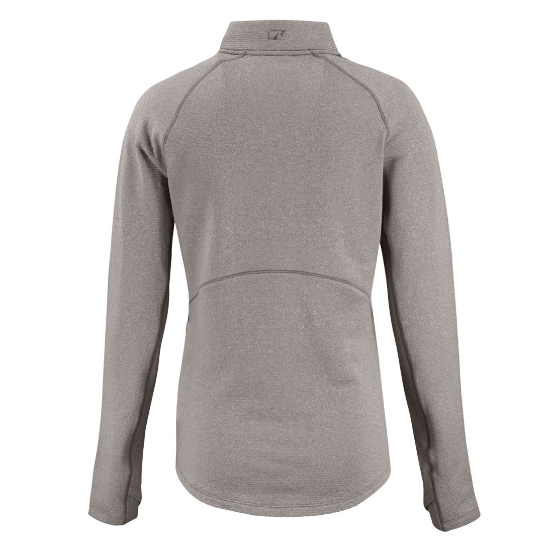 Green Bay Packers Cutter & Buck Women's Peshastin Eco Fleece Recycled Tri-Blend Raglan Half-Zip Jacket - Heather Gray sale