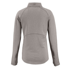 Green Bay Packers Cutter & Buck Women's Peshastin Eco Fleece Recycled Tri-Blend Raglan Half-Zip Jacket - Heather Gray sale