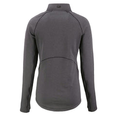 Tampa Bay Buccaneers Cutter & Buck Women's Peshastin Eco Fleece Recycled Tri-Blend Raglan Half-Zip Jacket - Heather Black discount