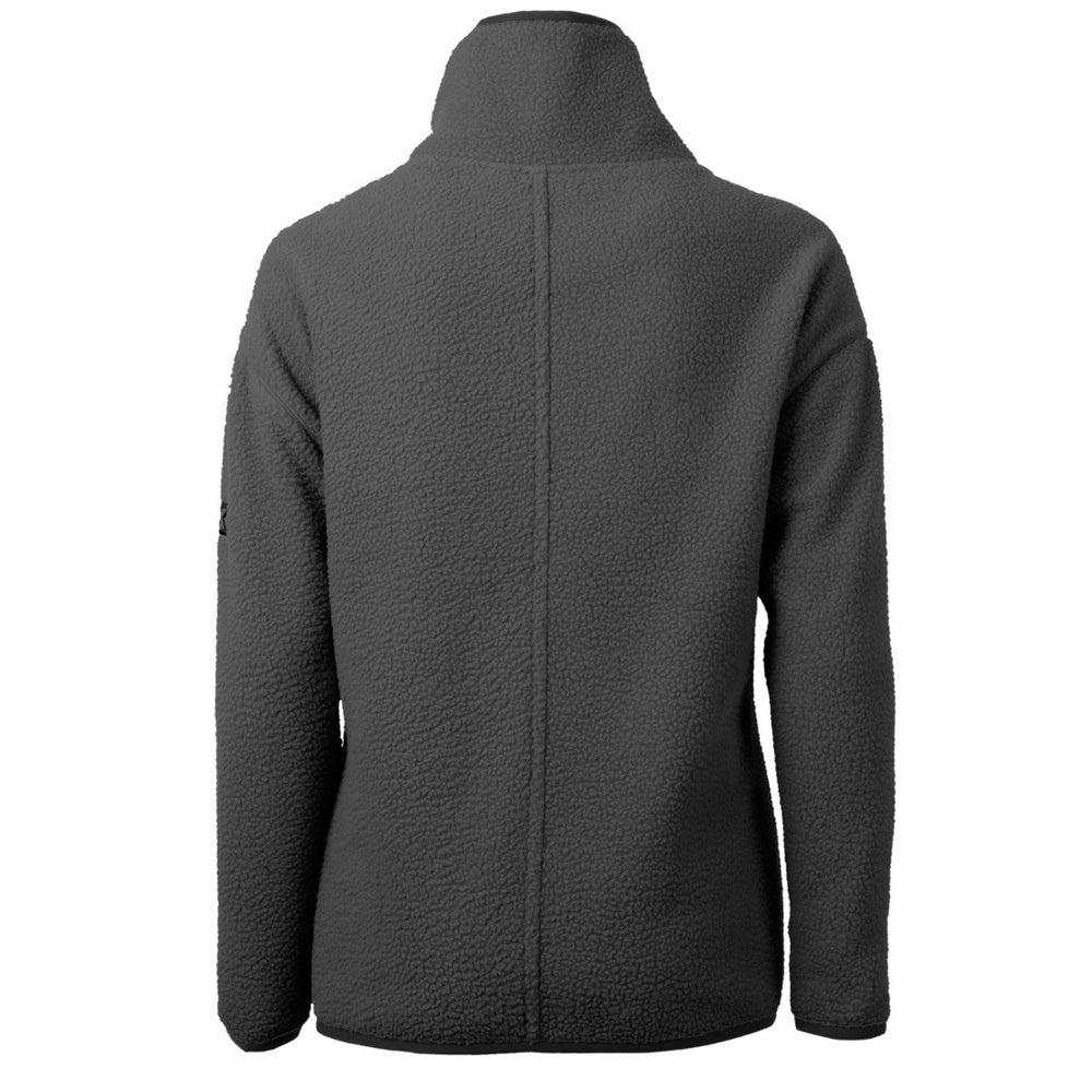 Detroit Lions Cutter & Buck Women's Historic Cascade Eco Sherpa Fleece Half-Zip Jacket - Charcoal sale