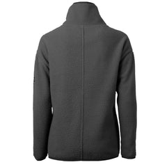 New Orleans Saints Cutter & Buck Women's Helmet Cascade Eco Sherpa Fleece Half-Zip Jacket - Charcoal for sale