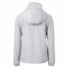 San Francisco 49ers Cutter & Buck Women's Charter Eco Recycled Half-Zip Hooded Anorak Jacket - Gray on sale