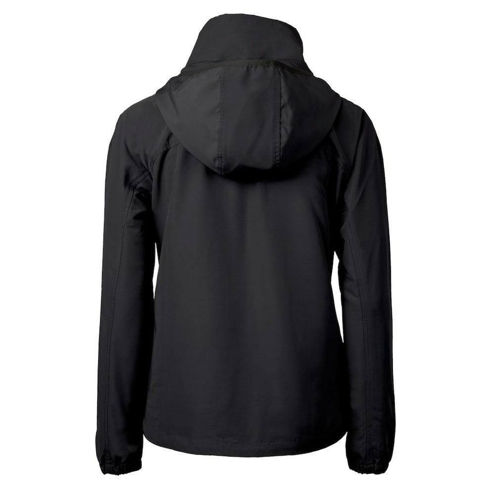 San Francisco 49ers Cutter & Buck Women's Charter Eco Recycled Half-Zip Hooded Anorak Jacket - Black outlet
