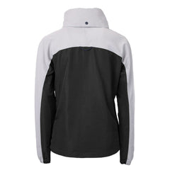 San Francisco 49ers Cutter & Buck Women's Charter Eco Recycled Half-Zip Hooded Anorak Jacket - Black sale