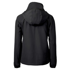 Washington Commanders Cutter & Buck Women's Charter Eco Recycled Half-Zip Hooded Anorak Jacket - Black cheap