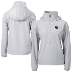 Chicago Bears Cutter & Buck Women's Charter Eco Recycled Half-Zip Hooded Anorak Jacket - Gray cheap
