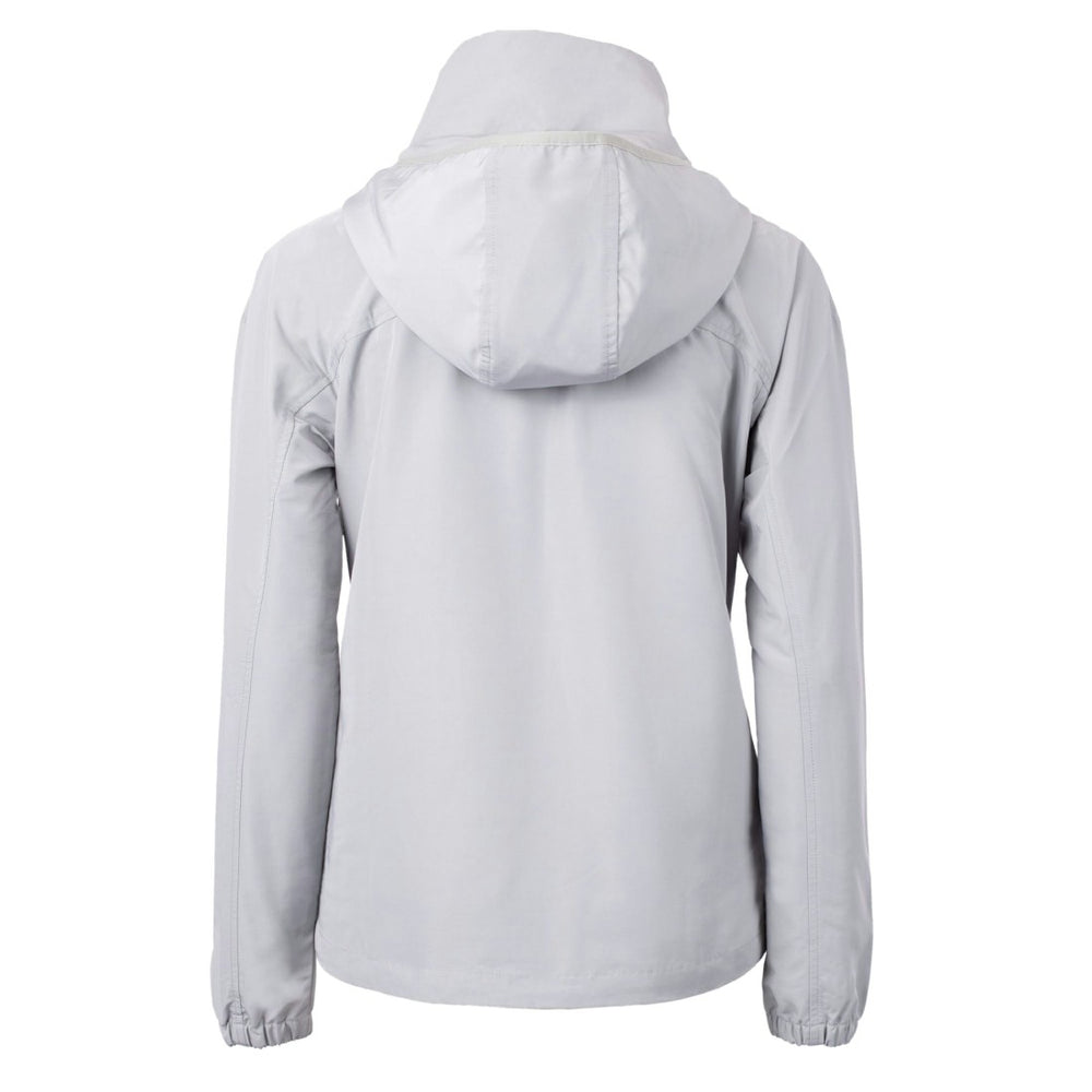 Detroit Lions Cutter & Buck Women's Charter Eco Recycled Half-Zip Hooded Anorak Jacket - Gray cheap