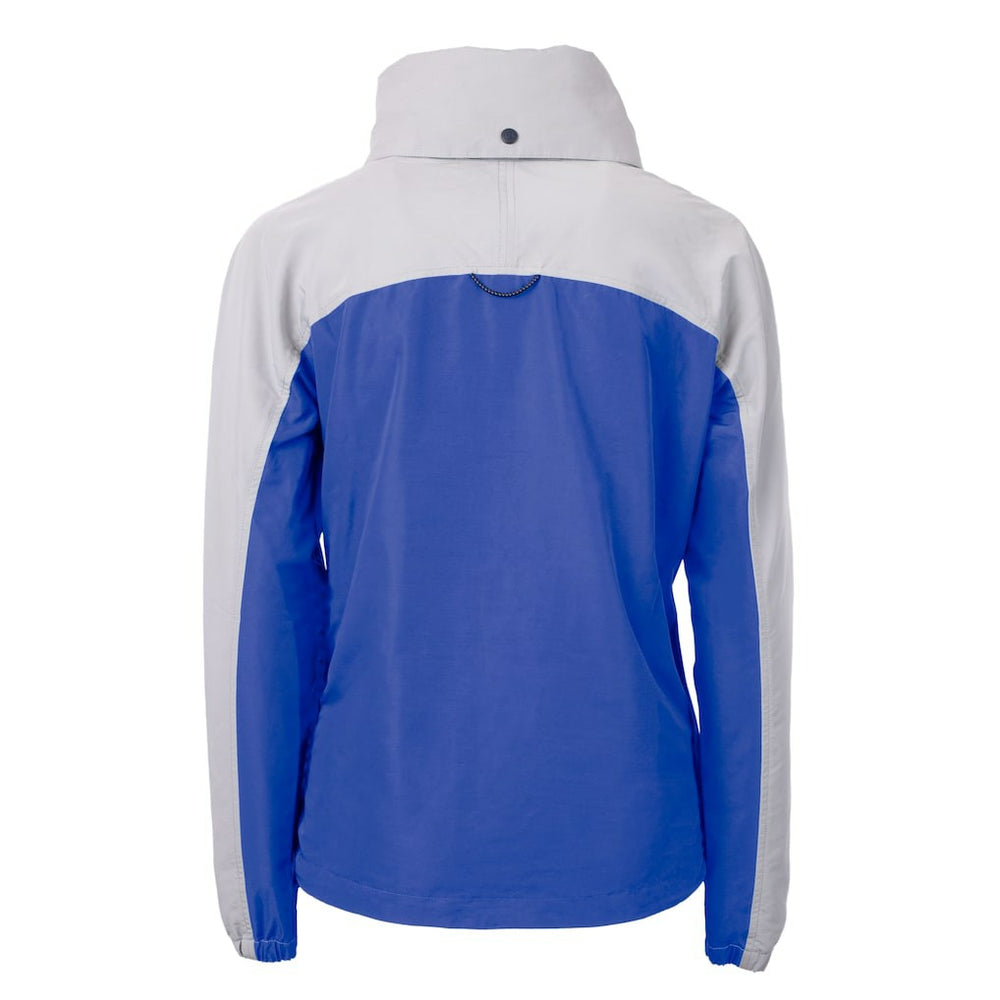Indianapolis Colts Cutter & Buck Women's Charter Eco Recycled Half-Zip Hooded Anorak Jacket - Blue on sale