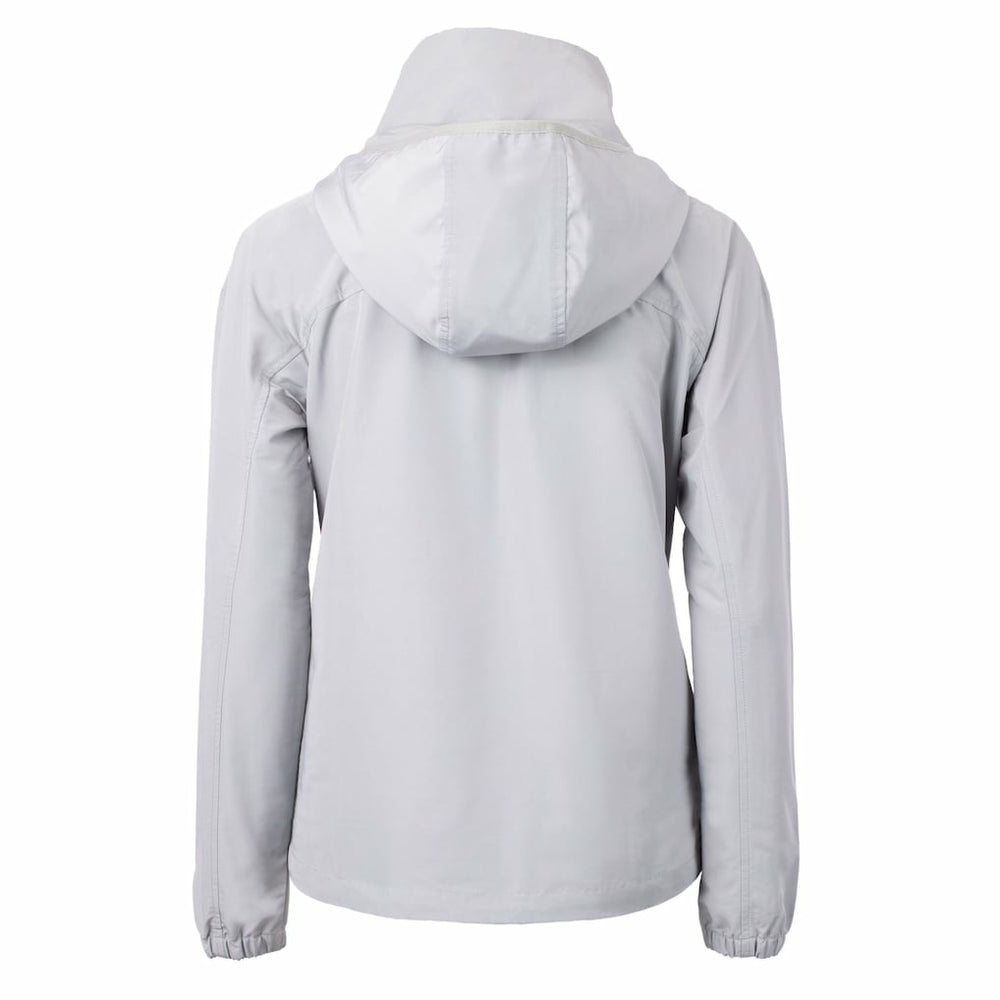 Philadelphia Eagles Cutter & Buck Women's Charter Eco Recycled Half-Zip Hooded Anorak Jacket - Gray online
