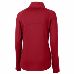 Tampa Bay Buccaneers Cutter & Buck Women's Historical Adapt Eco Knit Stretch Recycled Raglan Half-Zip Top - Red outlet
