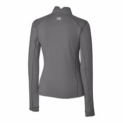 San Francisco 49ers Cutter & Buck Women's Traverse Stretch Quarter-Zip Pullover Top - Gray cheap