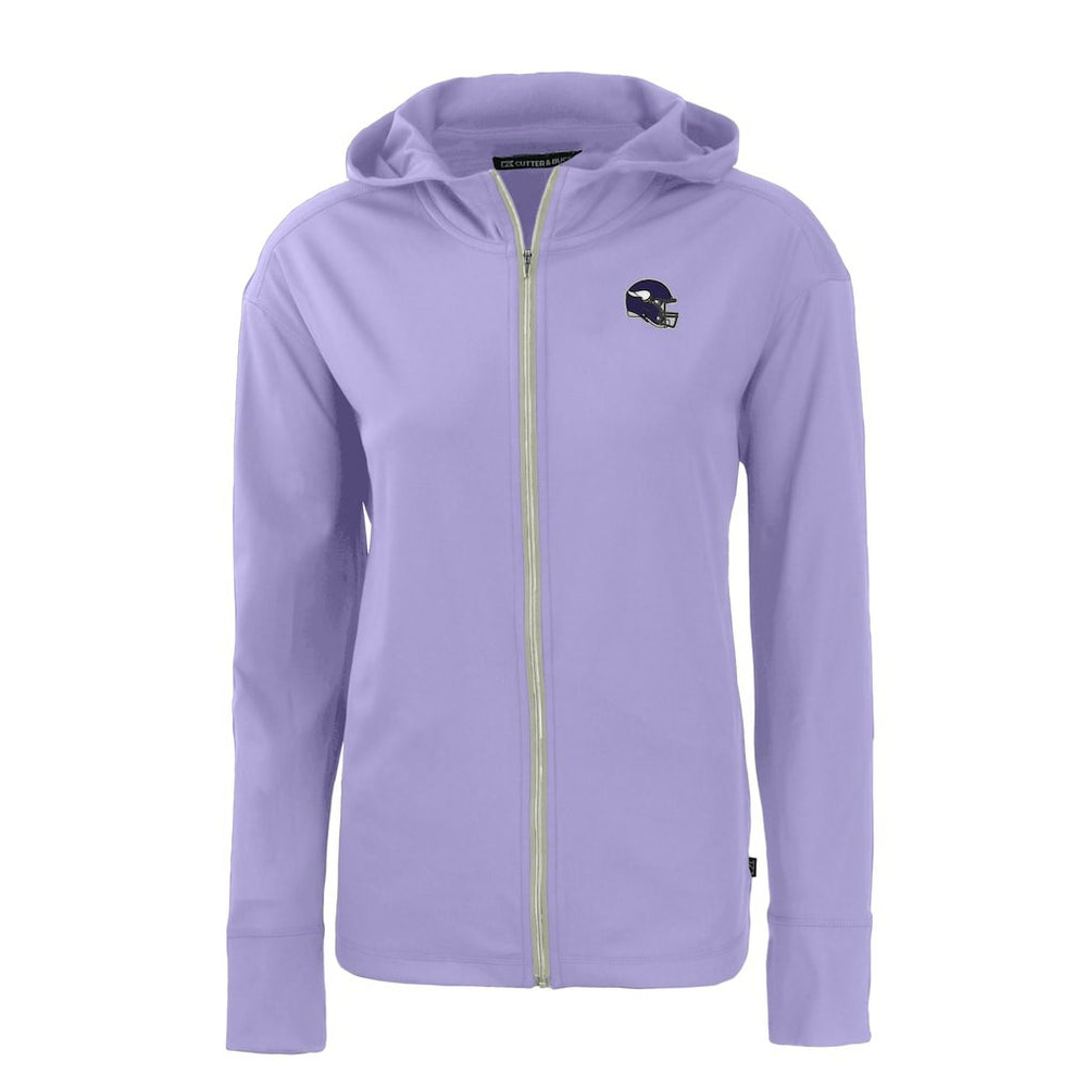 Minnesota Vikings Cutter & Buck Women's Daybreak Eco Recycled Full-Zip Hoodie Jacket - Purple cheap