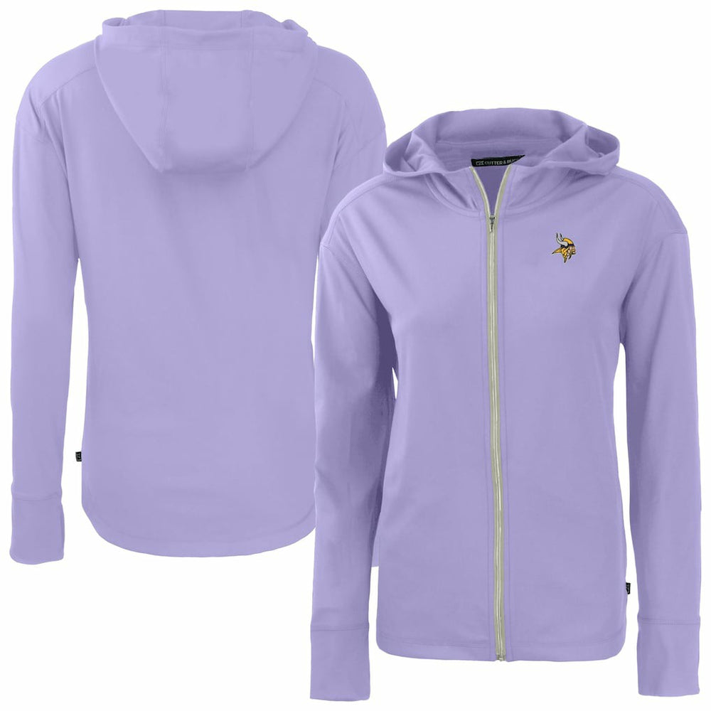 Minnesota Vikings Cutter & Buck Women's Daybreak Eco Recycled Full-Zip Hoodie Jacket - Purple cheap