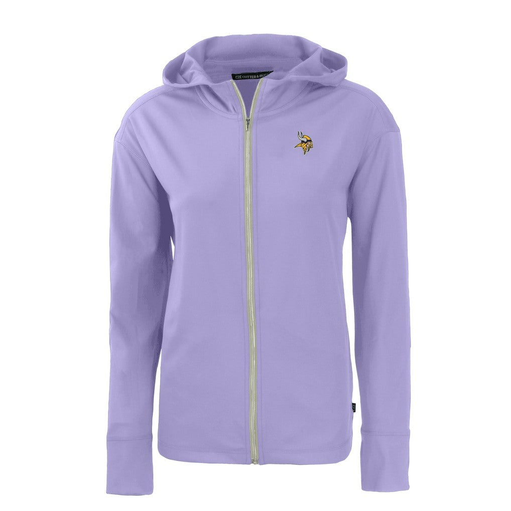 Minnesota Vikings Cutter & Buck Women's Daybreak Eco Recycled Full-Zip Hoodie Jacket - Purple cheap