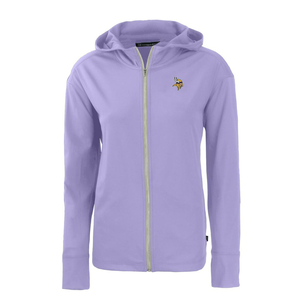 Minnesota Vikings Cutter & Buck Women's Daybreak Eco Recycled Full-Zip Hoodie Jacket - Purple cheap
