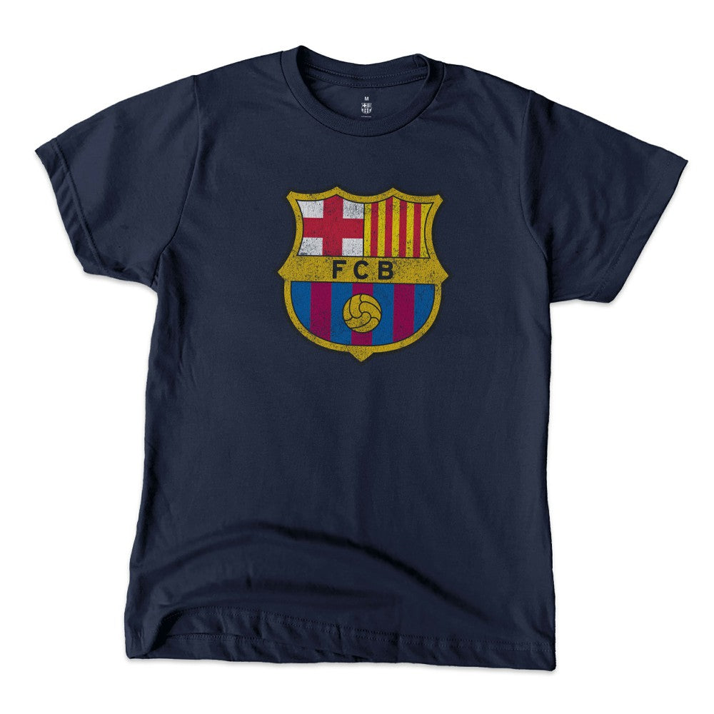 Barcelona 1863FC Youth Color Badge T-Shirt - Navy sale