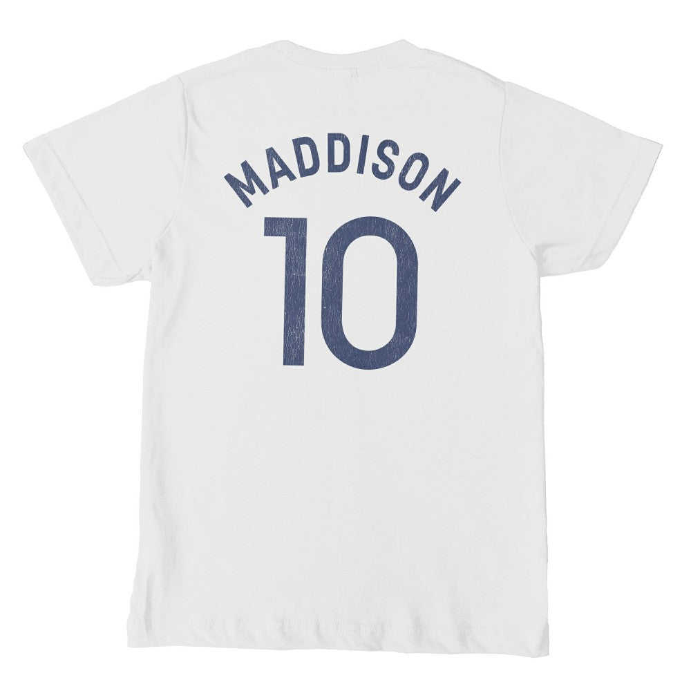 James Maddison Tottenham Hotspur 1863FC Youth Player T-Shirt - White on sale