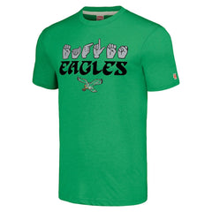 Philadelphia Eagles Homage Unisex The NFL ASL Collection by Love Sign American Sign Language T-Shirt - Green outlet