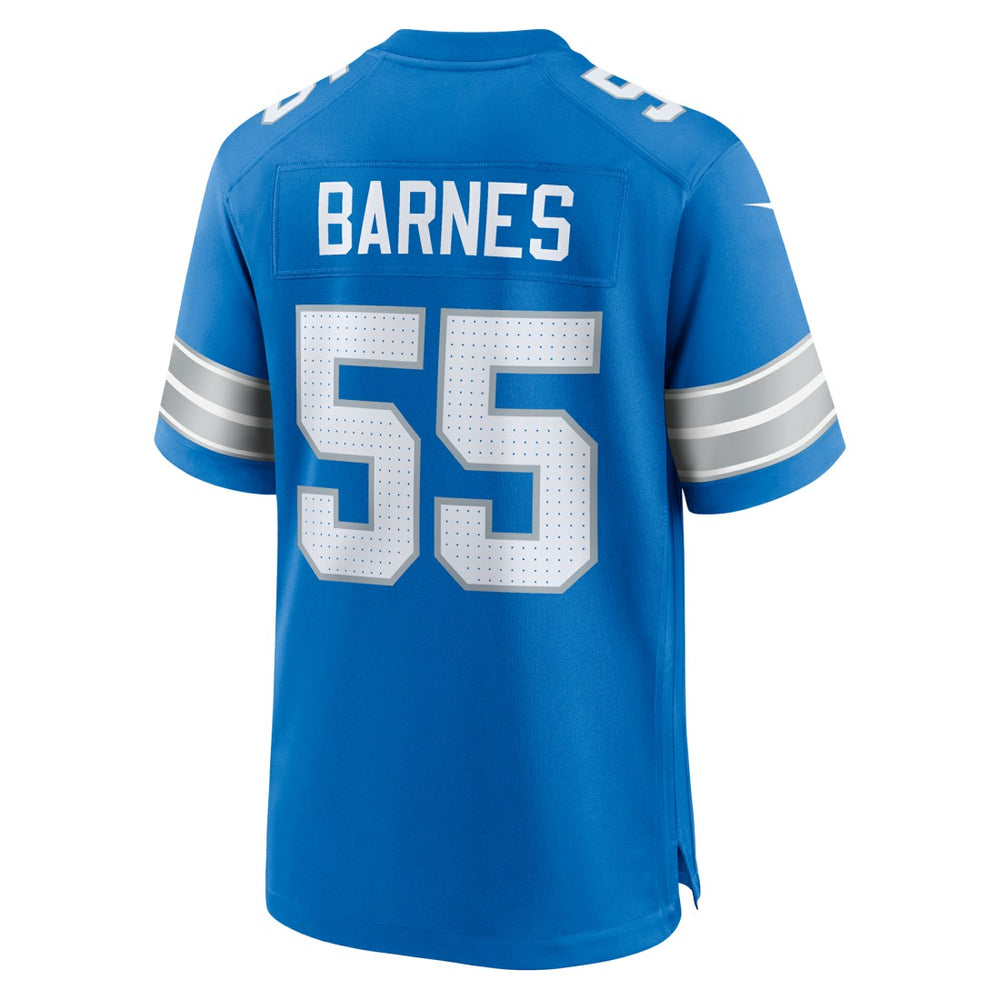 Derrick Barnes Detroit Lions Team Game Jersey - Blue on sale