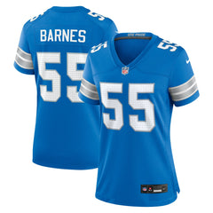 Derrick Barnes Detroit Lions Women's Team Game Jersey - Blue discount