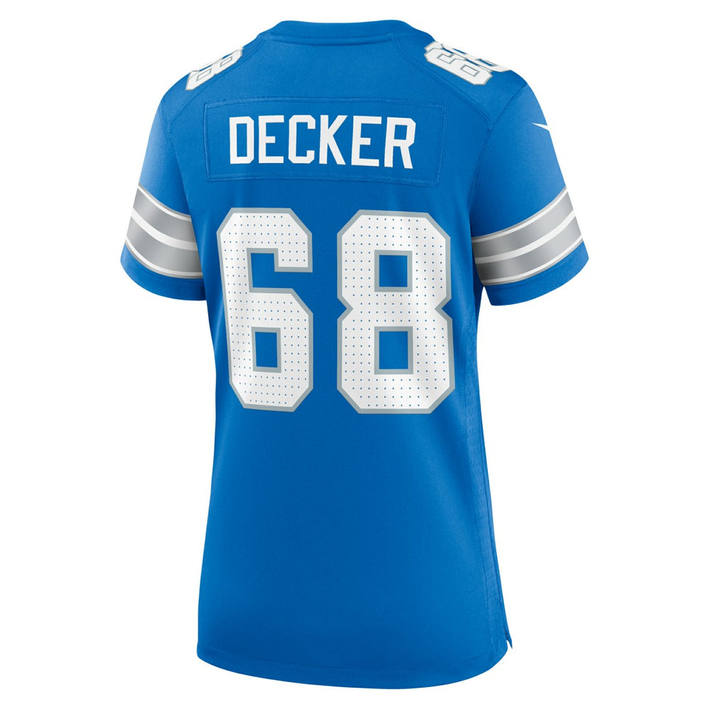 Taylor Decker Detroit Lions Women's Team Game Jersey - Blue for sale