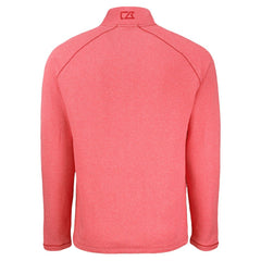 Philadelphia Phillies Cutter & Buck Peshastin Eco Fleece Recycled Raglan Quarter-Zip Top Heather Red