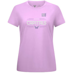 Alexander Ovechkin Washington Capitals Levelwear Women's Hockey Fights Cancer Anthem Name & Number T-Shirt - Lavender T-shirts