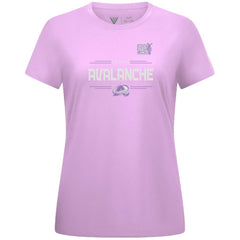 Cale Makar Colorado Avalanche Levelwear Women's Hockey Fights Cancer Anthem Name & Number T-Shirt - Lavender T-shirts