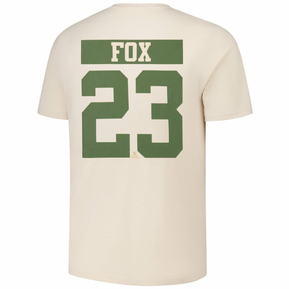 Adam Fox New York Rangers Levelwear 2024 NHL Military Appreciation Richmond Delta Player Name & Number T-Shirt - Khaki T-shirts