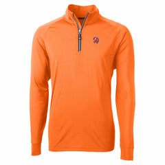 Tampa Bay Buccaneers Cutter & Buck Adapt Eco DryTec Raglan Quarter-Zip Jacket - Orange on sale