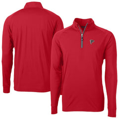 Atlanta Falcons Cutter & Buck Adapt Eco DryTec Raglan Quarter-Zip Jacket - Red discount
