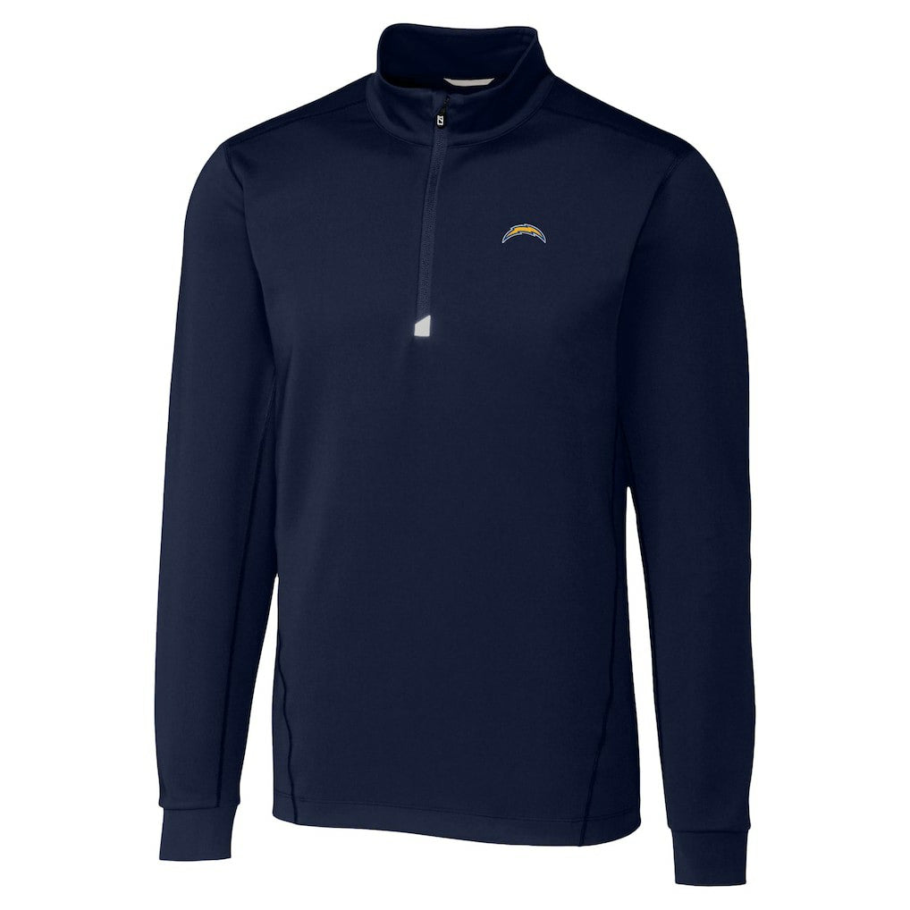 Los Angeles Chargers Cutter & Buck Traverse Stretch Quarter-Zip Top - Navy online