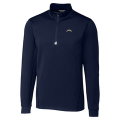 Los Angeles Chargers Cutter & Buck Traverse Stretch Quarter-Zip Top - Navy online