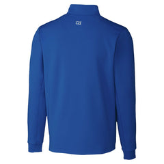 New York Giants Cutter & Buck Traverse Stretch Quarter-Zip Top - Royal on sale