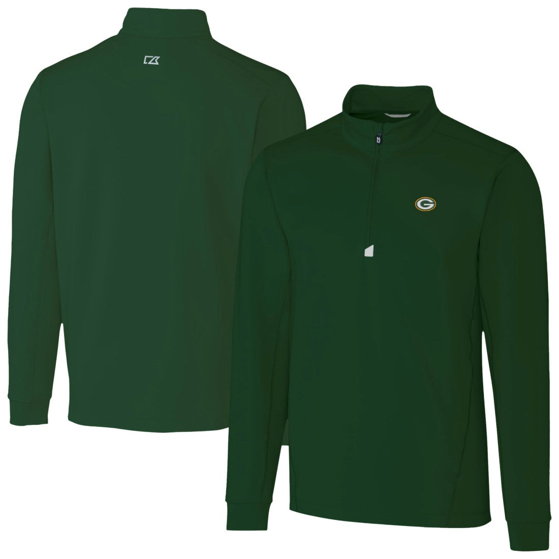 Green Bay Packers Cutter & Buck Traverse Stretch Quarter-Zip Top - Hunter Green online